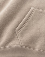 Romimi Heavyweight Hoodie in Sand, fabric close-up