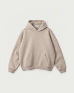 Romimi Heavyweight Hoodie in Sand, front view