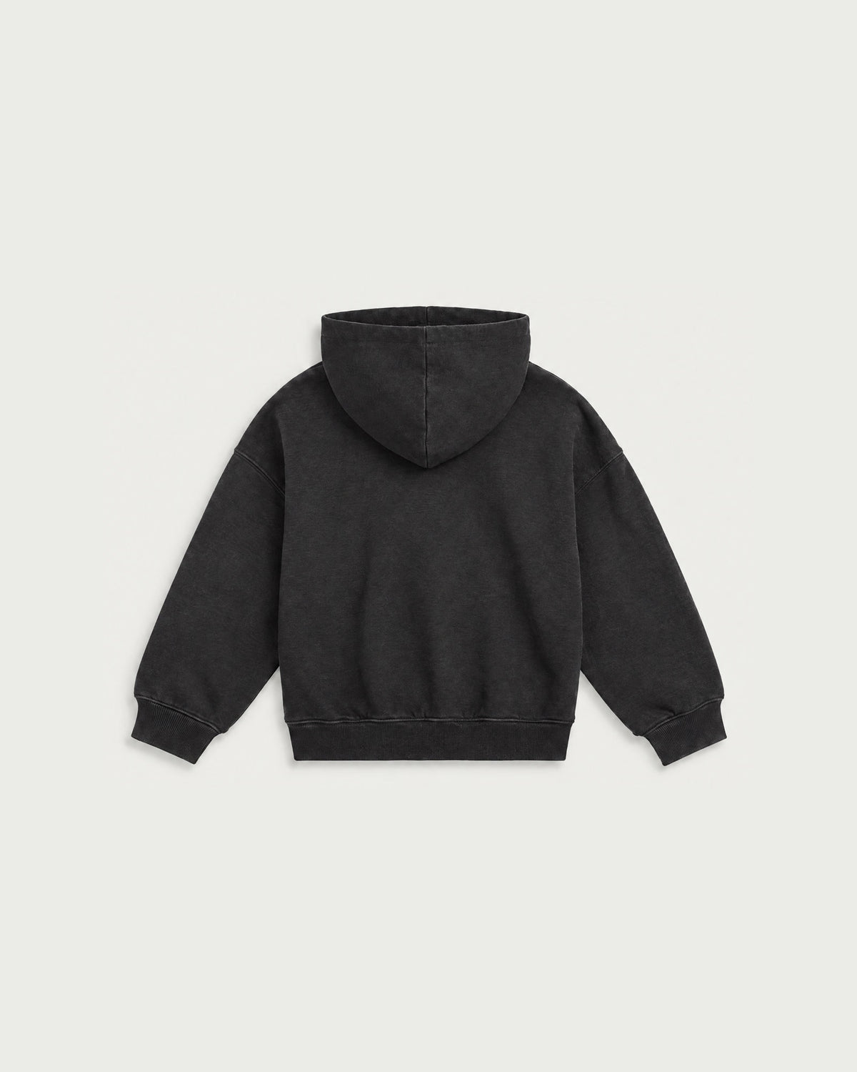 Romimi Hoodie - Black for kids, back view