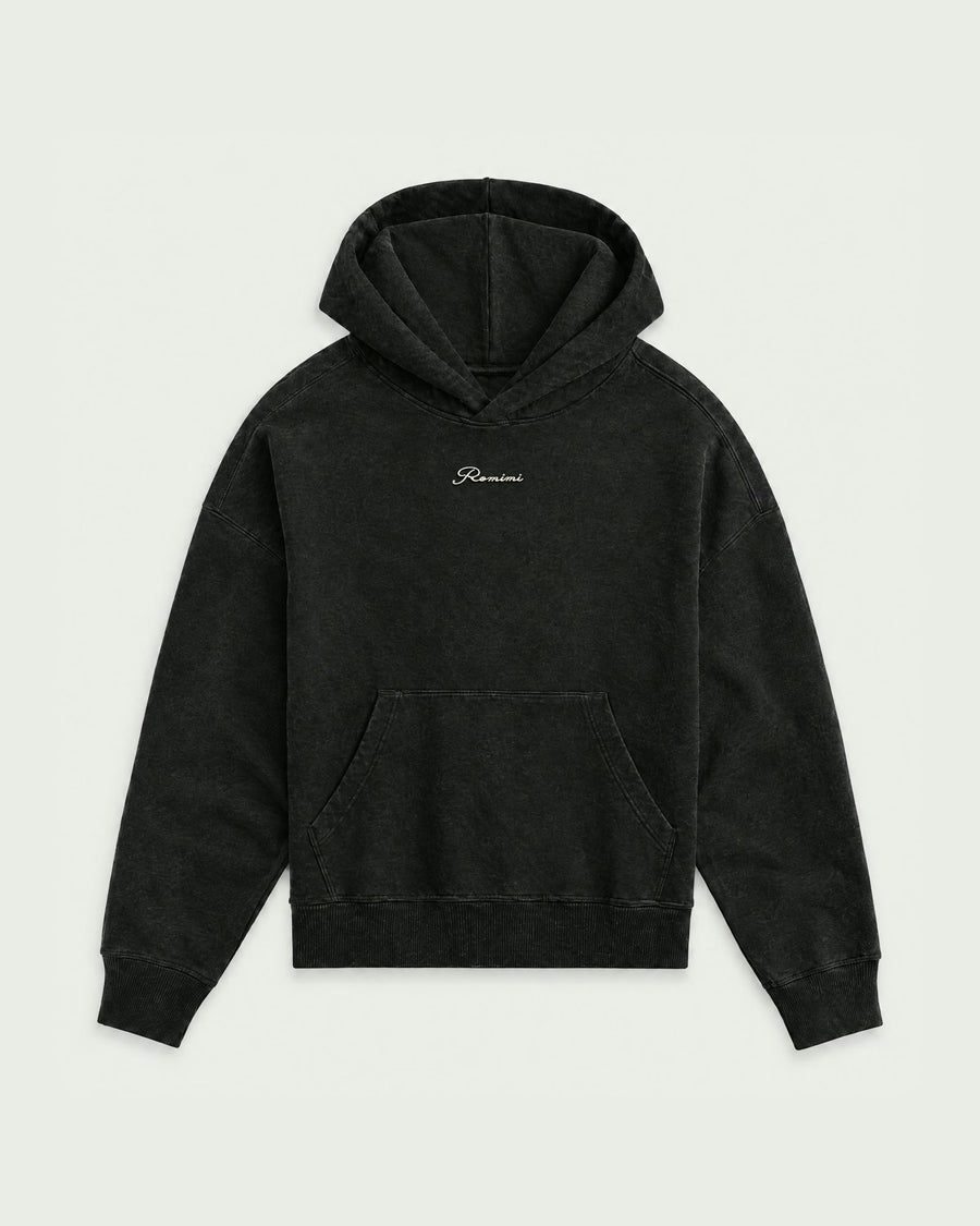 Romimi Hoodie - Black, front view