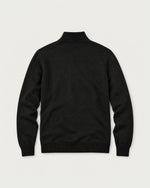Romimi Knit Half-Zip in Black, back view