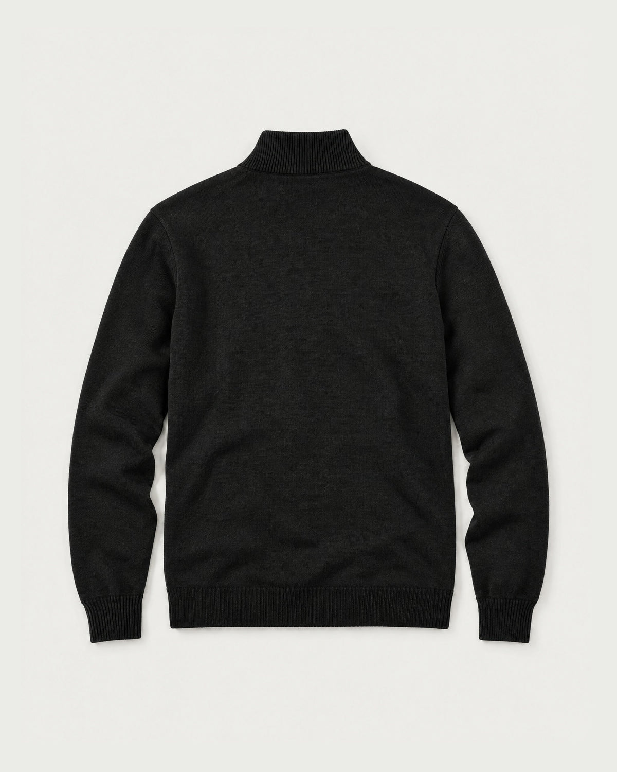 Romimi Knit Half-Zip in Black, back view