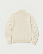Romimi Knit Half-Zip in Cream, back view