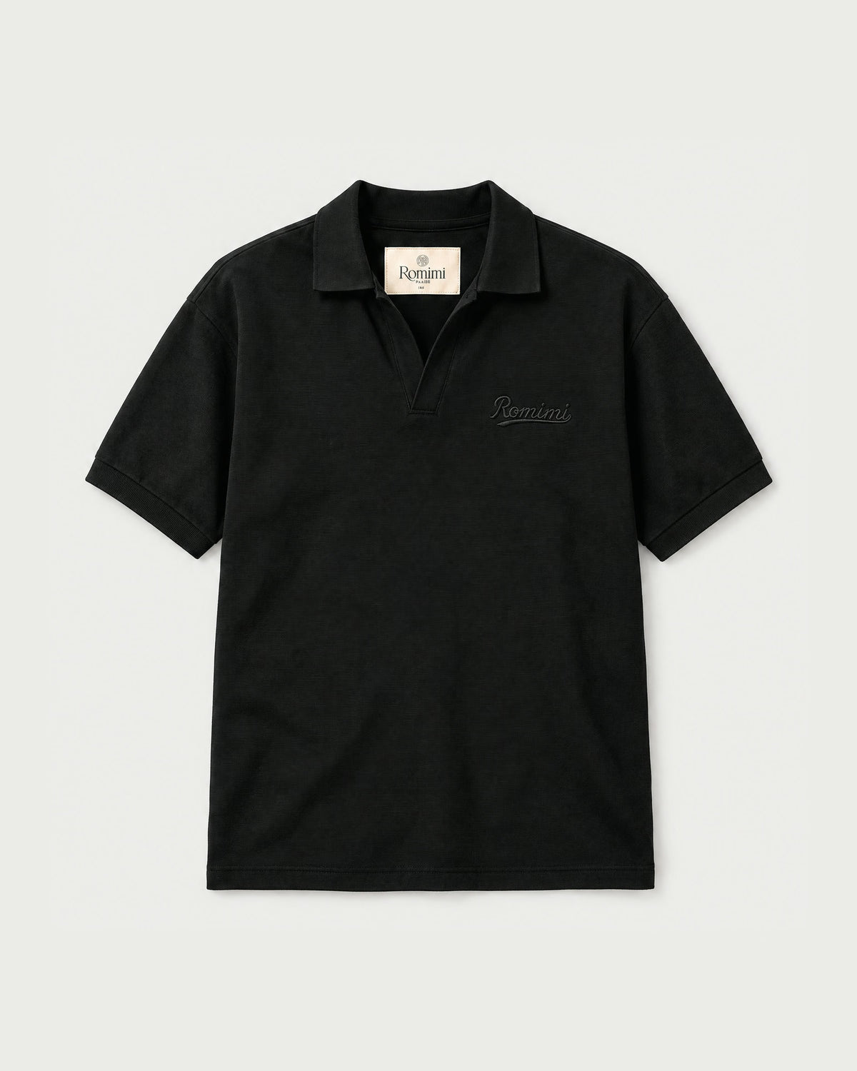Romimi Laurent Classic Ribbed Polo, front view