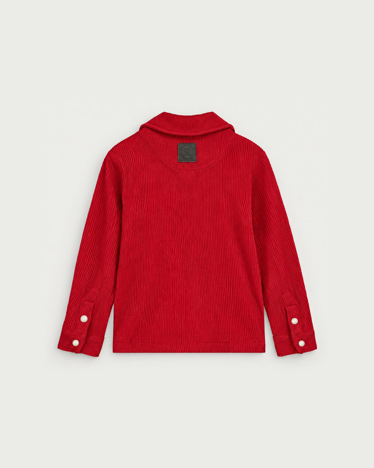 Romimi Pleat Shirt for kids, back view