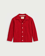 Romimi Pleat Shirt for kids, front view