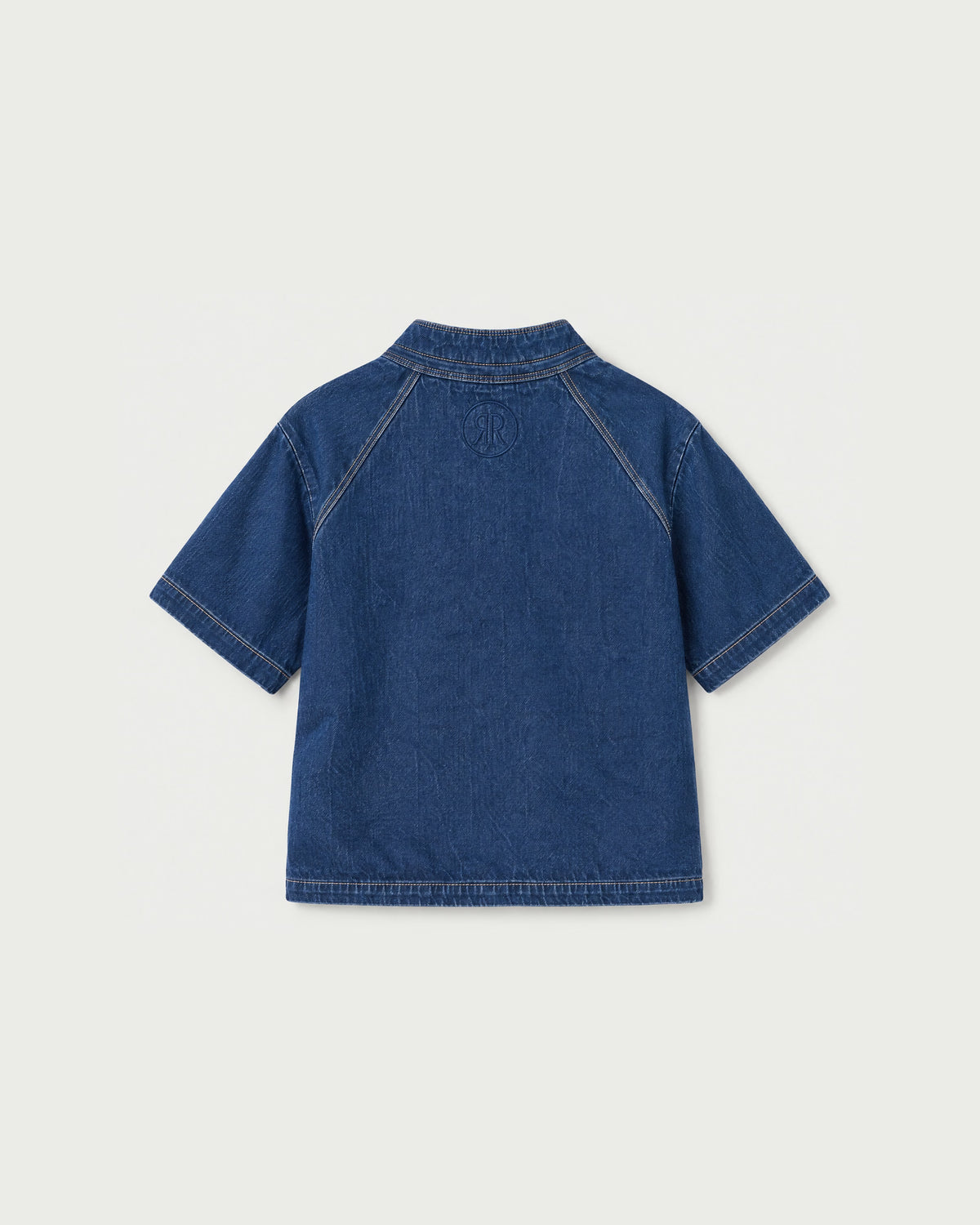 Romimi Léon Denim Shirt for kids, back view