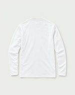 Romimi Mercerized Long Sleeve Tee in White, back view