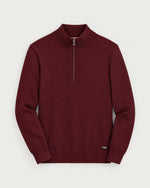 Romimi Merino Heritage Quarter-Zip, front view