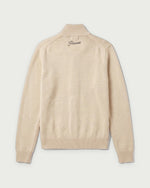 Romimi Padded Cardigan in Cream Beige, adult product shot, back view