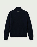 Romimi Padded Cardigan - Midnight Blue, back view