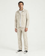 Romimi Relaxed Tech Suit in Beige, worn