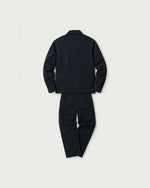 Romimi Relaxed Tech Suit in Black, back view