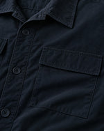 Romimi Relaxed Tech Suit in Black, fabric close-up