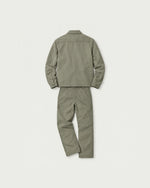 Romimi Relaxed Tech Suit in Khaki, back view