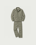 Romimi Relaxed Tech Suit in Khaki, front view
