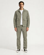 Romimi Relaxed Tech Suit in Khaki, worn