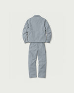 Romimi Relaxed Tech Suit in Sky Blue, back view