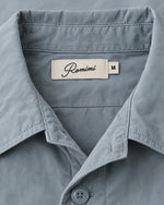 Romimi Relaxed Tech Suit in Sky Blue, label close-up