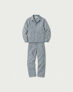 Romimi Relaxed Tech Suit in Sky Blue, front view