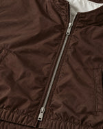 Romimi Reverso Gilet in Brown, fabric close-up