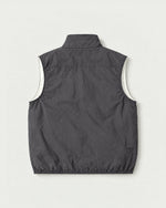 Romimi Reverso Gilet in Charcoal, back view
