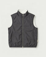 Romimi Reverso Gilet in Charcoal, front view