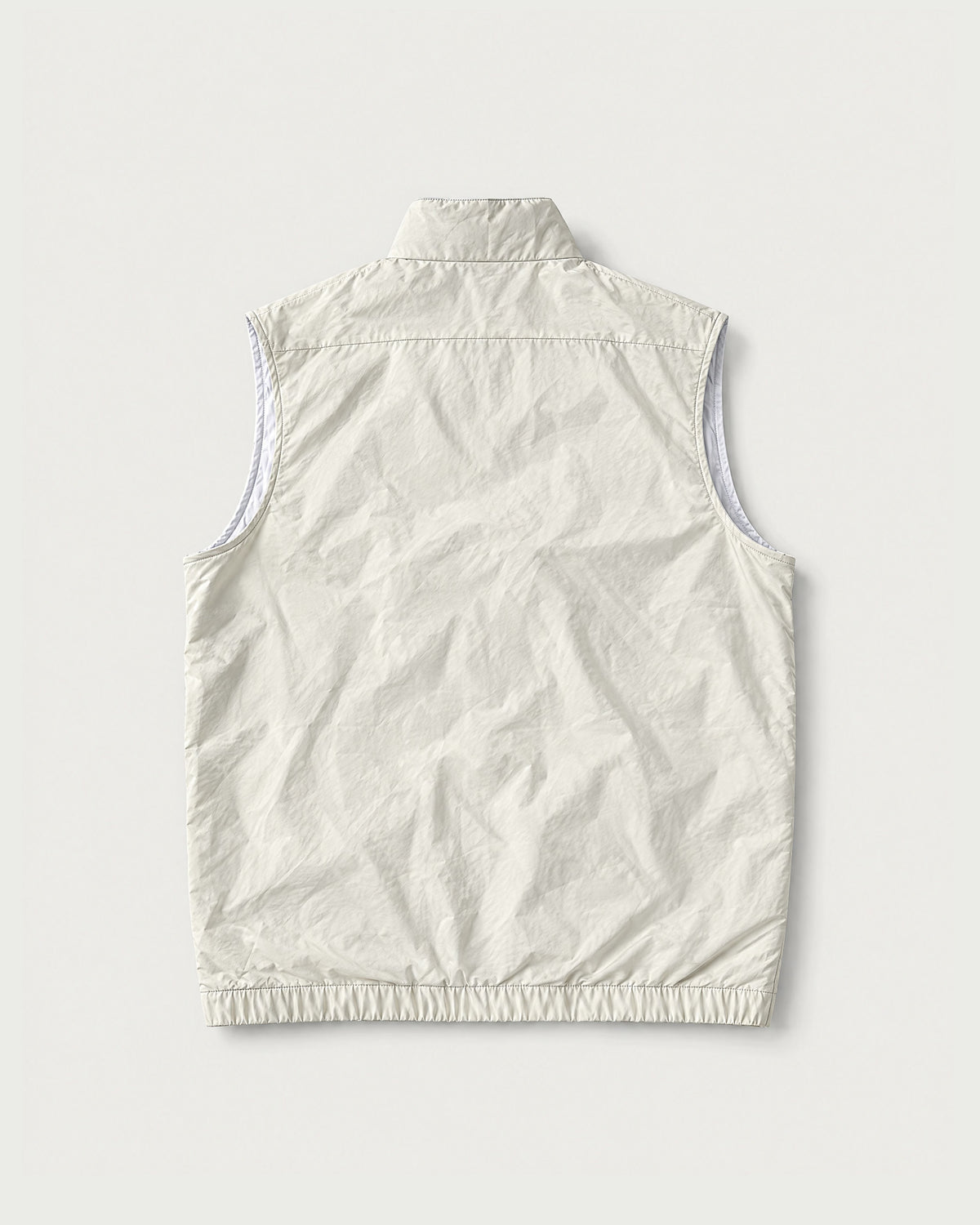 Romimi Reverso Gilet in Cream, back view