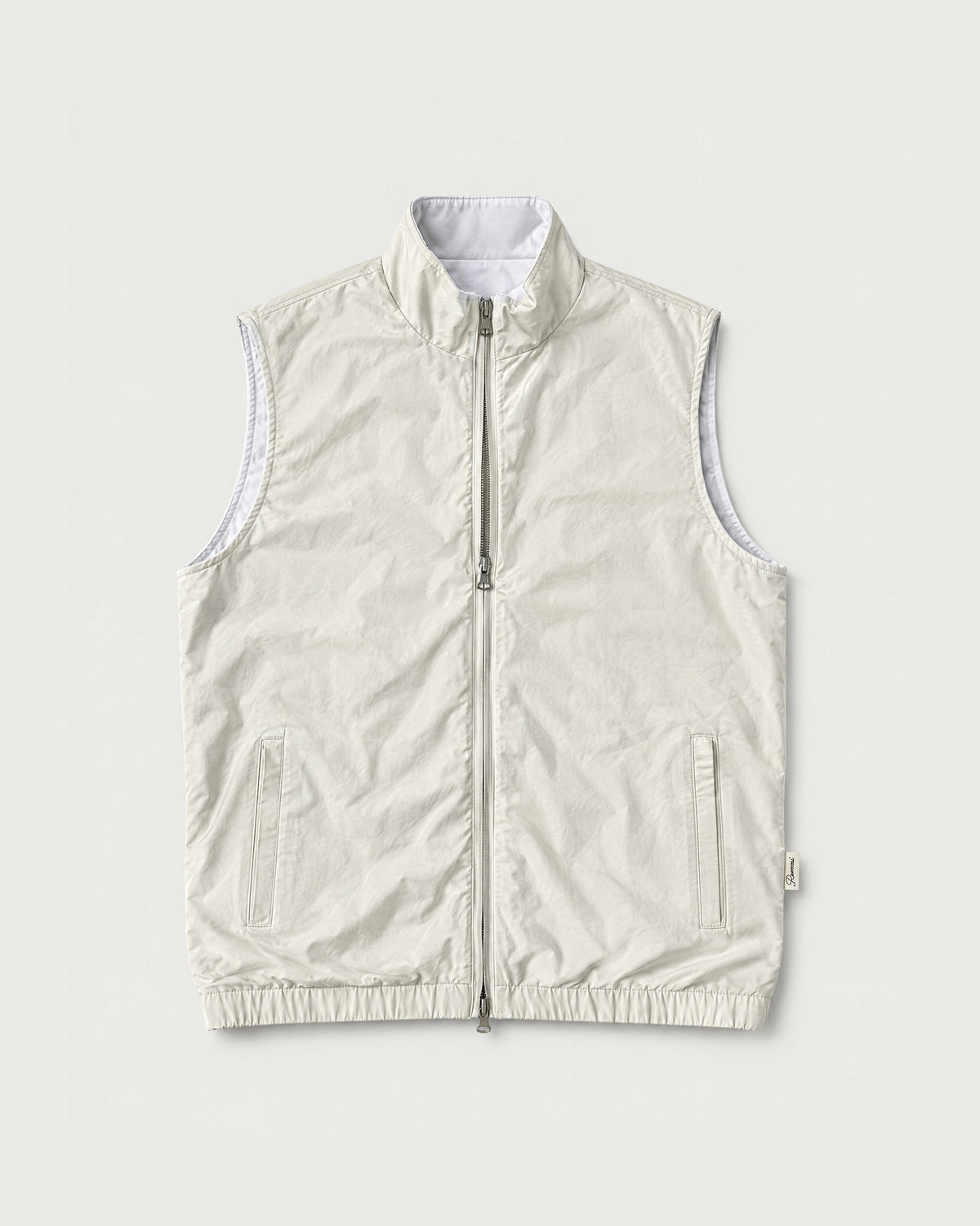 Romimi Reverso Gilet in Cream, front view