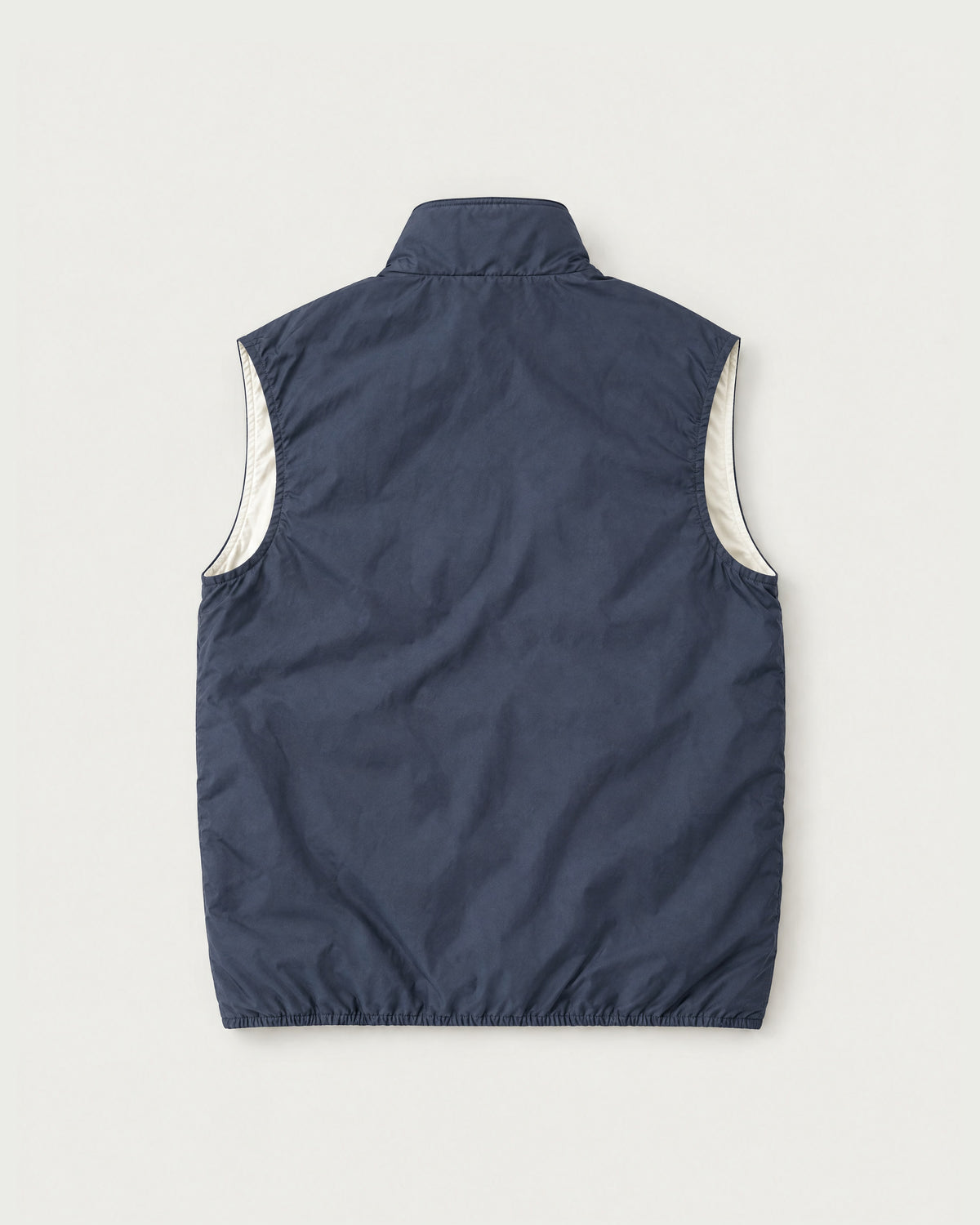 Romimi Reverso Gilet in Navy, back view