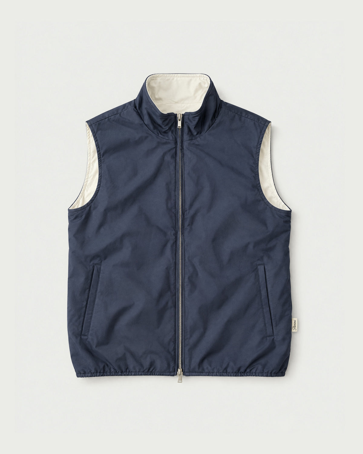Romimi Reverso Gilet in Navy, front view