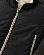 Romimi Reverso Jacket in Black, fabric close-up