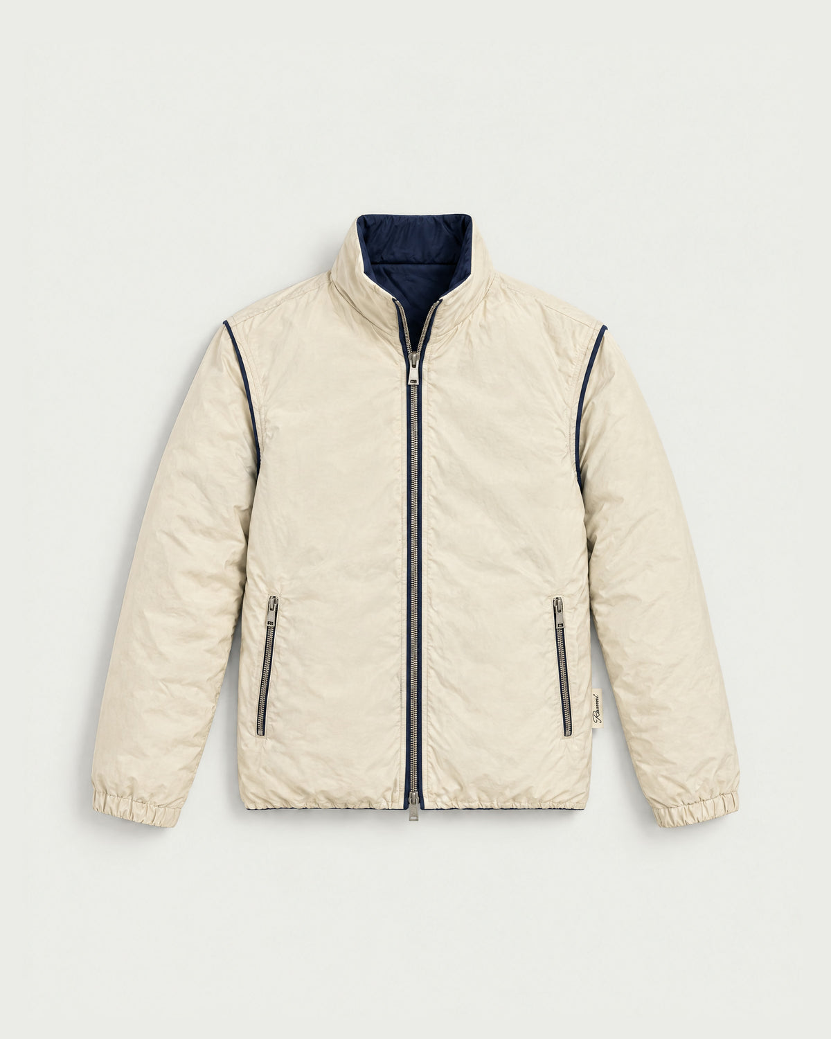 Romimi Reverso Jacket in Navy, reversible side