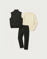 Romimi Reverso Set in Black / Cream, back view