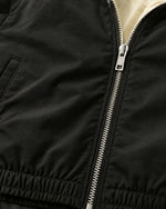 Romimi Reverso Set in Black / Cream, fabric close-up