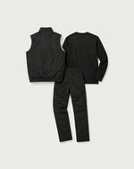 Romimi Reverso Set in Black, back view