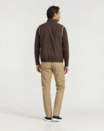 Romimi Reverso Set in Brown / Camel, back view, worn