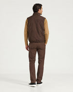 Romimi Reverso Set in Brown / Camel Tee, back view, worn