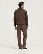 Romimi Reverso Set in Brown, back view, worn