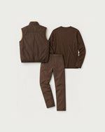 Romimi Reverso Set in Brown, back view