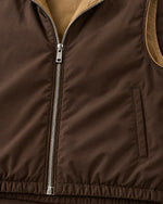 Romimi Reverso Set in Brown, fabric close-up