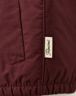 Romimi Reverso Set in Burgundy / Cream, label close-up