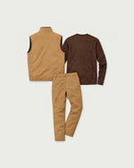 Romimi Reverso Set in Camel / Brown, back view