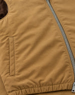 Romimi Reverso Set in Camel / Brown, fabric close-up