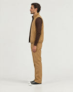 Romimi Reverso Set in Camel / Brown, side view, worn