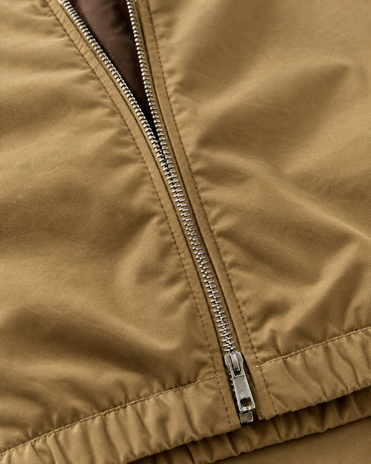 Romimi Reverso Set in Camel, fabric close-up