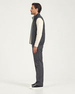 Romimi Reverso Set in Charcoal / Cream, side view, worn