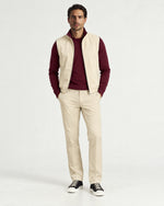 Romimi Reverso Set in Cream / Burgundy, worn