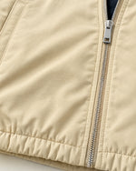 Romimi Reverso Set in Cream / Navy, fabric close-up