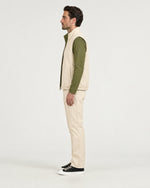 Romimi Reverso Set in Cream / Olive, side view, worn